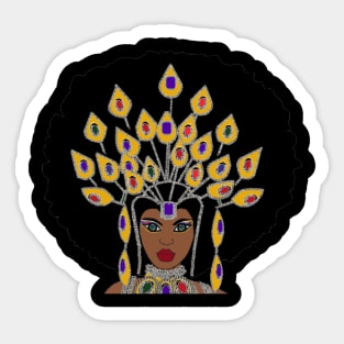 Natural Hair Queen Fro 3 Sticker